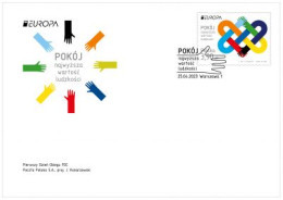 Poland 2023 / Europa Europe Winning Symbol Of Peace PostEurop FDC New!!! - Briefe U. Dokumente