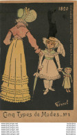1820 CINQ TYPES DE MODES N°1 ILLUSTRATEUR FERNEL - Fernel