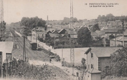 Delcampe - Cpa PONTCHATEAU - Le Quartier De La Gare - Vers 1910 - Pontchâteau