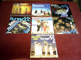 COLLECTION   DE  7  /  45 TOURS  TOURS  DE  BONEY M - Collections Complètes