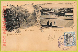 Delcampe - Ah0164 - COSTA RICA  - VINTAGE POSTCARD - Limon - 1904 - Costa Rica