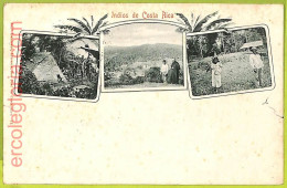 Delcampe - Ah0167 - COSTA RICA  - VINTAGE POSTCARD - Gruss De Costa Rica - 1904 - Costa Rica