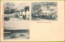 Delcampe - Ah0168 - COSTA RICA  - VINTAGE POSTCARD - Memoirs - 1901 - Costa Rica