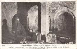 [-5%] ROYAUME UNI - London - Tower Of London - Basement Of The Wakefield Tower - Carte Postale Ancienne - Tower Of London