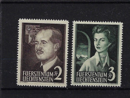 Liechtenstein 1950  Mi 332 - 333 Neuf Avec ( Ou Trace De) Charniere / MH/* - Ungebraucht