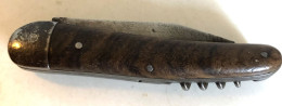 Couteau Multifonctions LF SOLIDE Manche En Bois - Messer