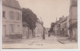 Delcampe - CPA Torcy - Grande Rue (avec Petite Animation) - Torcy