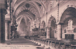 Delcampe - St Maurice VS, Intérieur De L'Eglise De L'Abbaye (5878) - Saint-Maurice