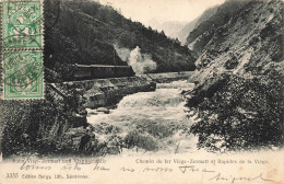 [-5%] SUISSE - Chemin De Fer Viège - Zermatt Et Rapides De La Viège - Edition Burgy - Carte Postale Ancienne - Viège