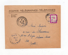 Delcampe - !!! FICTIF SUR LETTRE D'ORLEANS DE 1950 POUR METZ - Phantom