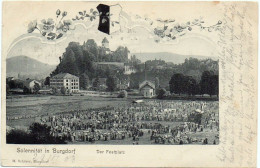 BURGDORF Jugendstil Solätte Solennität Schul-Fest, Der Festplatz - Berthoud