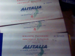 3 BIGLIETTI VOLO ALITALIA 1964 ROMA ETIOPIA ADIS ABEBA JZ9197 - Tickets