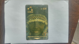 SOLOMON ISLANDS-(02SDA-(C)--SOL-06)-Young Girl Of Sulufou Island (Letter-C)-(1)-(SI $20)-(02SDA017287)-(1993)-GOOD CARD - Solomon Islands