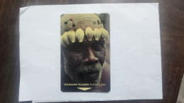 SOLOMON ISLANDS-(02SIC-(B)-SOL-05A)-Phonecard-Man Of Turarana-(Letter B)-(2)-(SI $10)-(02SIC024308)-(1993)-GOOD CARD - Solomon Islands