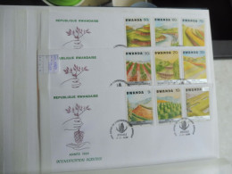 Fdc Rwanda 1986 Perfect  Culture 1266/1274 - 1980-1989