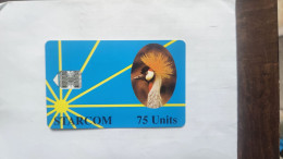 Uganda-(UGA-S-04)-Reverse D-(Blue Card)-(19)(75units)()(look Out Side And Chip)-used Card+1card Prepiad/gift Free - Uganda