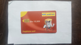 Uganda(UG-MTN-0009-050401)MTN-Advertising Card 10.000 Shs(30)(Shs 10.000)(0100-548919)(01.4.05)(look Out Side)good Card - Uganda