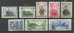 Delcampe - MONGOLIA Mongolei 1932 = 8 Values From Set Michel 46 - 58 */o - Mongolei