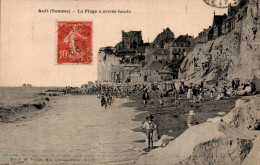 Delcampe - N°10450 W -cpa Ault -la Plage à Marée Haute- - Ault