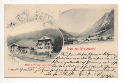 Gruss Aus WEISSTANNEN Hôtel & Pension Alpenhof Propr. Aug. Tschirky - Mels