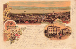 [-5%] SUISSE - Heiden - Gruss Aus Heiden - Bemeindehaus - Panorama - Oblitéré à Heiden  3 VIII 01 - Carte Postale Ancien - Heiden