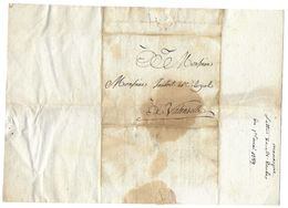 DERBES MANOSQUE 1789 A JAUBERT NOTAIRE ROYAL VALENSOLE - LETTRE LAC - Historical Documents