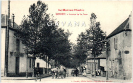 Delcampe - 21 SAULIEU - Avenue De La Gare - Saulieu