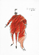 Delcampe - Menu AIR FRANCE La Gioconda Costume D'opéra MARC BROHAN Dakar Paris - Menus