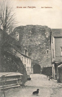 [-5%] SUISSE - Gruss Aus Montjoie - Der Eselsturm - Tunnel - Rue - Carte Postale Ancienne - Jorat-Mézières