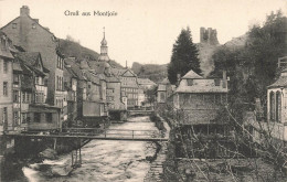 [-5%] SUISSE - Gruss Aus Montjoie - Village - Pont - Rivière - Carte Postale Ancienne - Jorat-Mézières