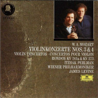 W. A. Mozart, Itzhak Perlman, Wiener Philharmoniker, James Levine - Violinkonzerte Nr. 3 & 4 - 2 Rondos. CD - Classical