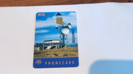 LESOTHO-(LTCAA00--LES-01e)-Earth Station-(Chip S35-LTCAA00)-(4)-(M10)-(LTCAA00875905)-(tirage-1.000)-good Card - Lesotho