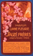 Carte Parfumée Parfum Sauzé 9,5 X 5,8 Publicité Publicitaire Nancy Orgue - Vintage (until 1960)