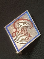 Rare Insigne Argent 800 Poiçonné émaillé "Gilby Wire SA - Fils Magnétique Pour Enregistreur - Usine à Rueil-Malmaison" - Other Apparatus