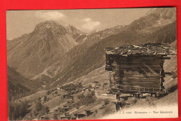 ZYC-03  Grimentz Anniviers  Petit Mazot Et Village. Jullien 8285 NC - Grimentz