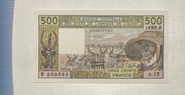 Benin 500 Francs 1986 A.15 B 269583 - Bénin