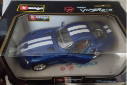 Voiture DODGE VIPER GTS COUPE  Bleu  1996  1/18e  BURAGO    (BUR07) - Jouets Anciens