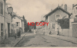 Delcampe - 91 YERRES. Restaurant Café Rue De Paris à L'Abbaye 1905 - Yerres