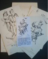 Delcampe - Lot 12 Cartes Postales Belgique Géa Période 1939 1940 Postcard  WW2 WWII Read Lire La Description - Weltkrieg 1939-45