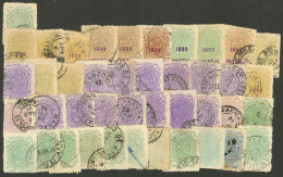 BRAZIL: Interesting Lot Of Old Stamps (issued Between 1890 And 1899), Some With Small Defects, Most Of Fine Quality! - Collections, Lots & Series
