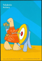 Delcampe - Olympic Games Athens 2004,  Official Postcard  Archery / Tir A L'arc - Olympische Spiele