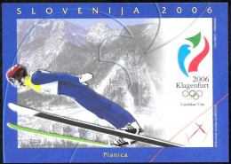 Slovenia/Slovénie: Intero, Stationery, Entier, Salto Con Gli Sci, Ski Jumping, Saut à Ski - Jumping