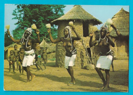 Delcampe - Côte D'Ivoire Folklore Senoufo Danseuses Seins Nus Et Enfants Nus - Elfenbeinküste