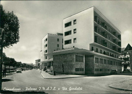Delcampe - CAMPOBASSO - PALAZZO I.N.A.I.L. E VIA GARIBALDI - EDIZIONE LA COMMERCIALE MOLISANA - SPEDITA 1955 (21500) - Campobasso