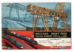 CATALOGUE 1961-62 - MECCANO, DINKY TOYS, TRAINS HORNBY - 21.5 X 14.5 - 32 PAGES - PUBLICITÉ  GOURBAULT TOURS Gd Passage - Meccano