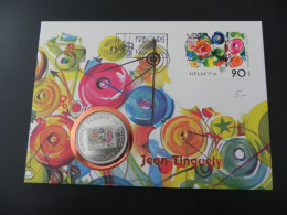 Equatorial Guinea 1000 Francos 1995 - Pintores Famosos Del Mundo - Tinguely - Numis Letter - Guinea Equatoriale