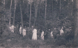 Cottens Sur Morges VD, Guerre 14-18, Les Mobilisés De Cottens Et Les Dames Du Village Au Bois Du Mont (901) - Cottens