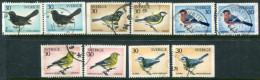Delcampe - SWEDEN 1970 Overwintering Birds Used.  Michel 692-96 - Oblitérés