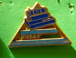 Pin's Mannesmann Tally Bleu Fabricants Américains D'imprimantes Signé DECAT Paris - Informatica