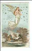 Delcampe - Joyeux Noël  Reliëfkaart     1905 - Engel
